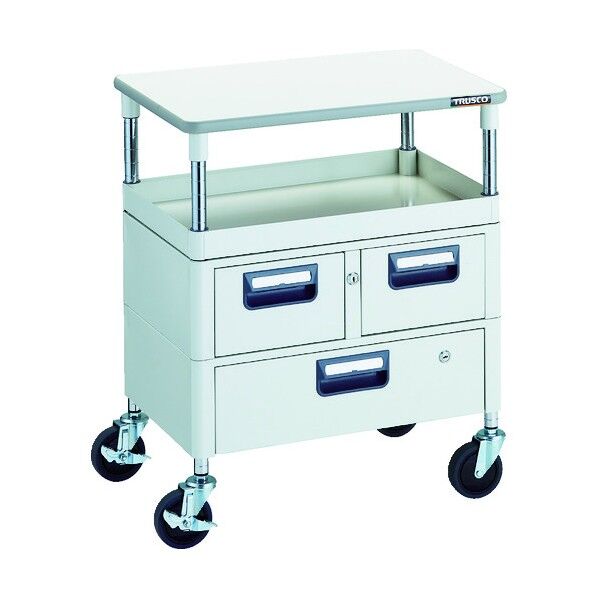 フェニックスワゴン (省音タイプ・1段・2列引出し付・天板付)