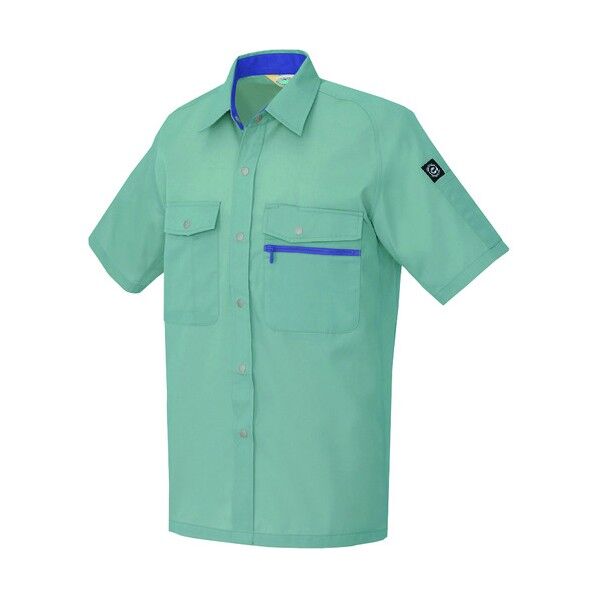 半袖シャツ(男女兼用) 072サファイアブルー L 5376 1