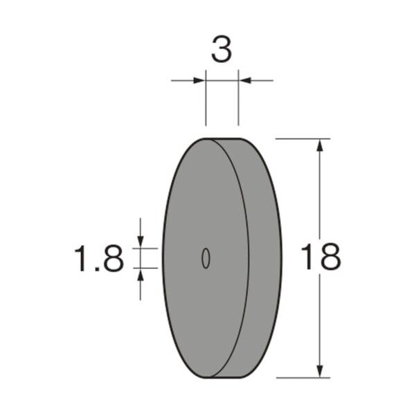 ホイール型カーボランダムゴム砥石 R5421 10枚