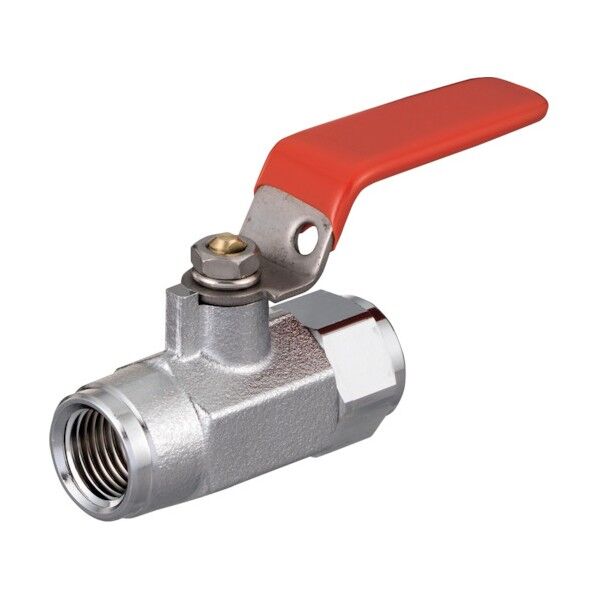 ミニチュアボールバルブ MR4型 (黄銅) Gねじ×Gねじ メッキ付