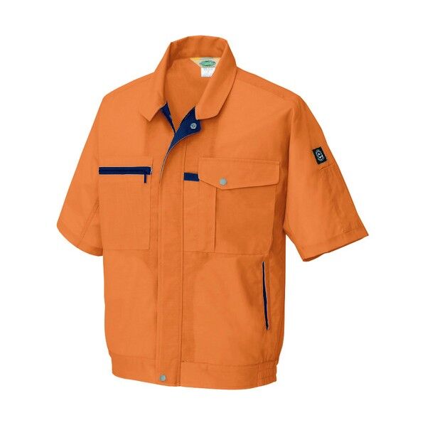 半袖ブルゾン（男女兼用） 063オレンジ LL 5361 1