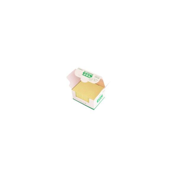 プラス 329938ふせんBOX 75×25mm黄X2箱 P402J-Y-40 1点