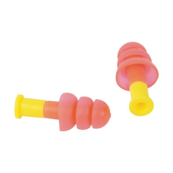 まとめ買い 耳栓 3段フランジタイプ 25dB 50組 TEF-2550P 50組