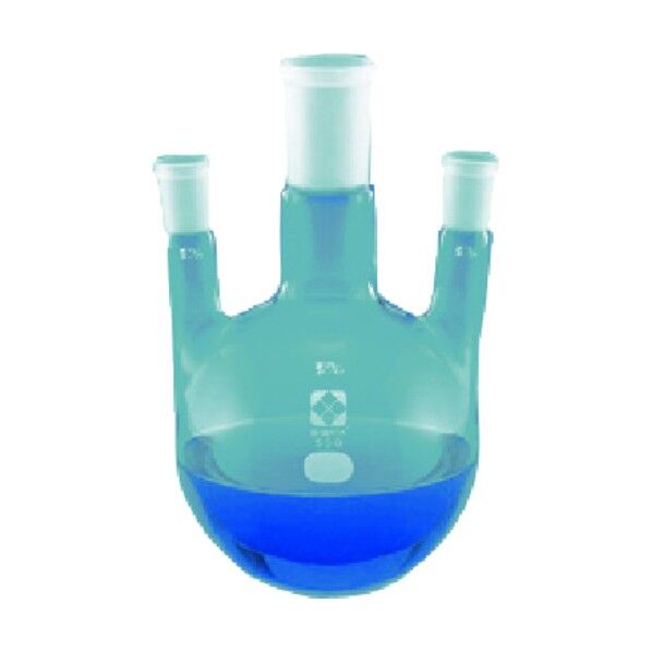 共通三口丸底フラスコ 500mL 29-15 371-13-05-01 1点