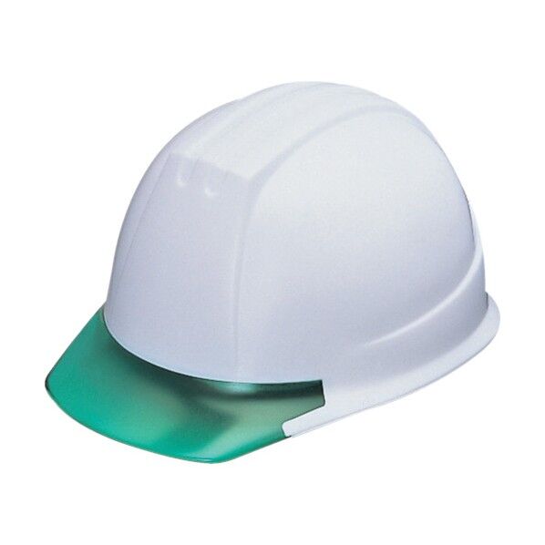 ヘルメット前ひさし型グリーン飛・墜・電PC