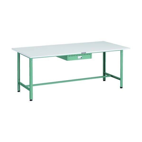 AE型作業台 1800X900 薄型1段引出し付 GN色 AE-1809UDC1 1点