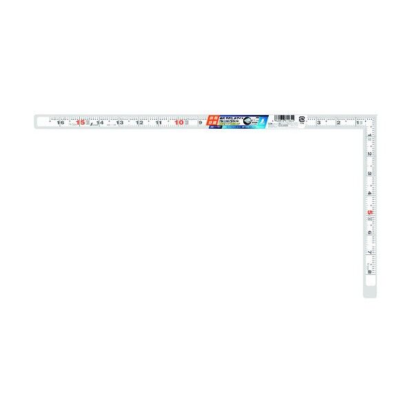 曲尺 平ぴた ホワイト 併用目盛 11184 1点