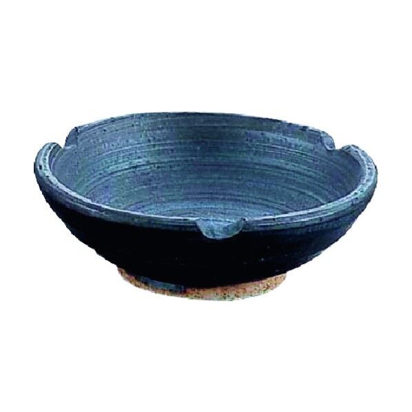 エムズジャパン 石焼黒釉 3.3灰皿 Y-403 RMJC801 1個