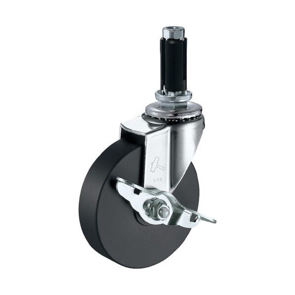 EUシリーズ自在SP付MCナイロン車125mm 4155EU-MC125-BAR01 1点