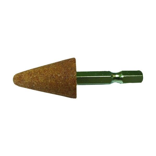 六角軸 軸付砥石 金属用(WA) 傘型