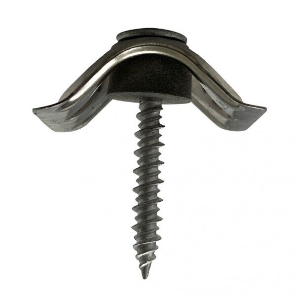 ウェーブストッパー 木下地用 座 ステンレス 4.8×35mm 008-0764 100本