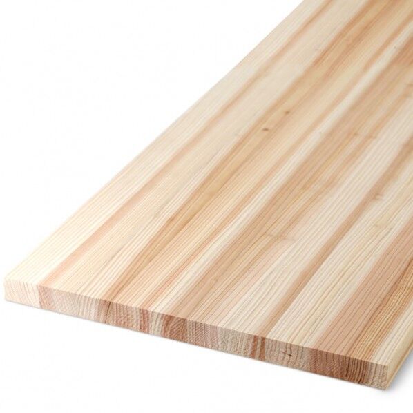 杉 幅はぎ 集成材 【柾目風】 20x300x600(mm) 1枚.