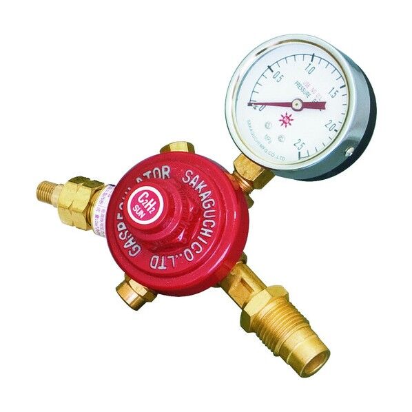 アセチレン用調整器 ねじ付