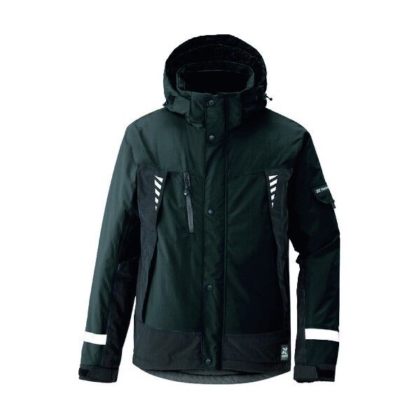 防水防寒ジャケット（男女兼用） 010ブラック S 8876 1点