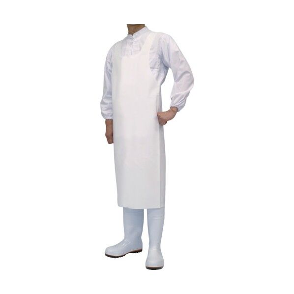 くるりンパ エプロン QP-02 白 Lサイズ G0631AAL 1枚