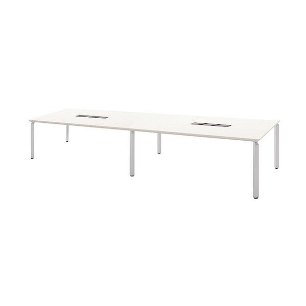 会議用テーブル(配線ダクト付 WK32125H-SVH 1点