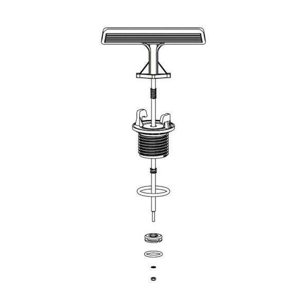 噴霧器用部品セット(123)ポンプシャフト部セット(7リットル用) 1点