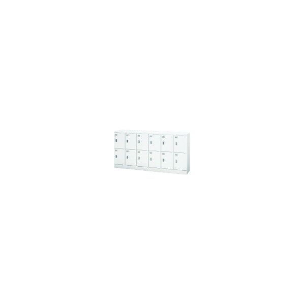 プラス 617204)多人数用ロッカー KL-L62 W4 1点