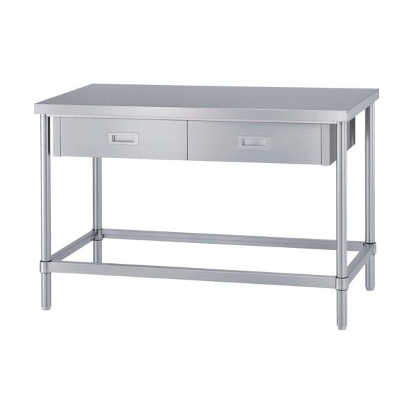 ステンレス作業台片面引出付四方枠 ADZN-7545 1