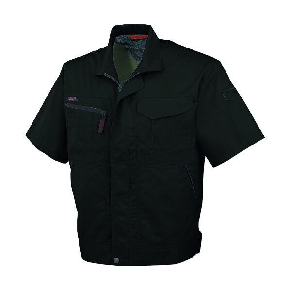 半袖ブルゾンA-760 13ブラックS4L A-760-13-4L 1点