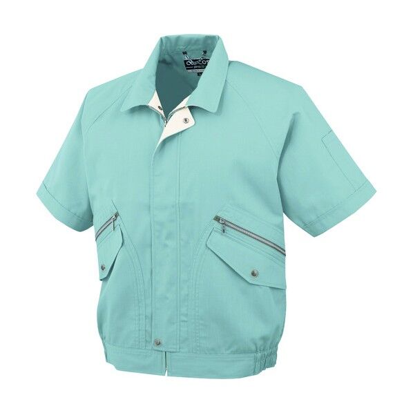 半袖ブルゾンP-8890 6ブルー