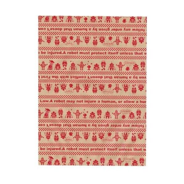 平袋(大)未晒コットン KH-4002 ロボット 902938 1点