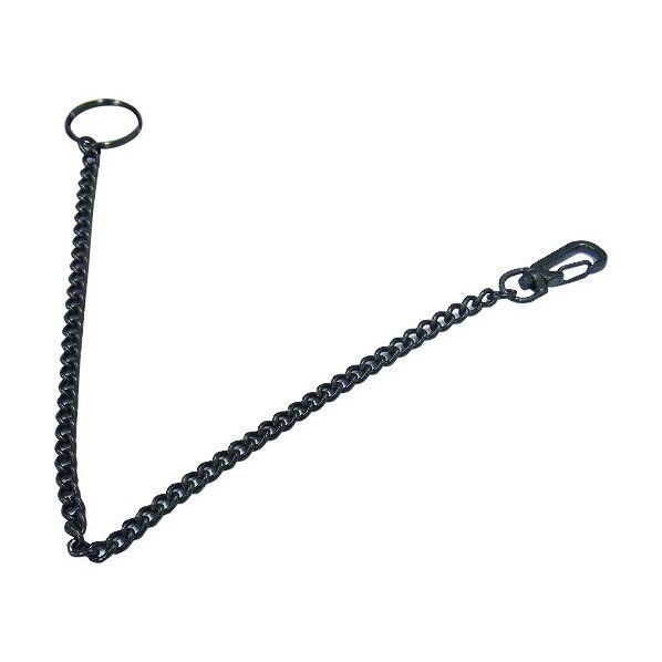 NO2黒ニッケルキーチェイン30cm 1P