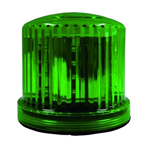 LED回転・点滅灯 電池式 グリーン 3082073 1点