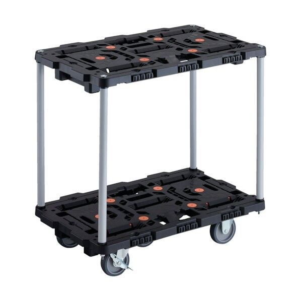 ビートル (2段式・ハンドルなし) キャスターストッパー付