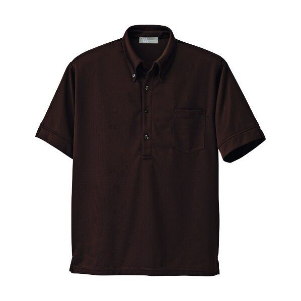 メンズ半袖ニットボタンダウンシャツAZ861206-022ブラウン3L 022ブラウン 3L 861206 1