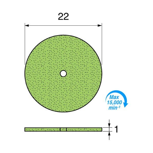 ゴム砥石 F-1ラバーホイール