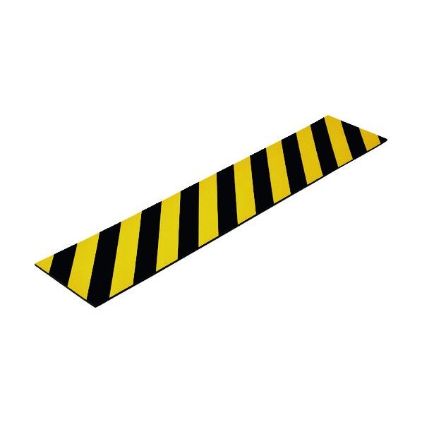 トラ柄クッション TRC-205H 反射タイプ 黄/黒 200×1000mm 247061 1個