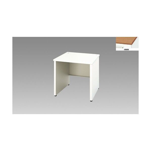 平デスク (パネル脚タイプ・引出し無し) XEHH087FDNP-WMW 1点