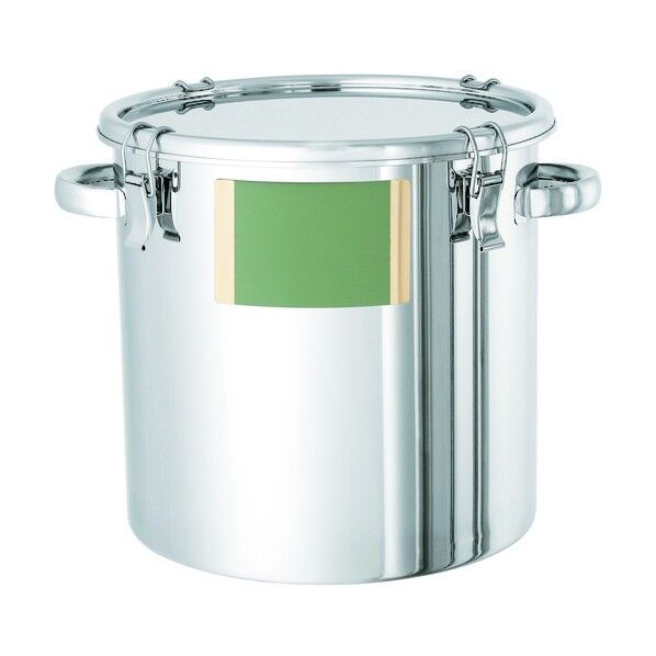 日東 シール座付ステンレス密閉容器(クリップ式/EPDM) 45L CTH-LZ-39/PEA 1個