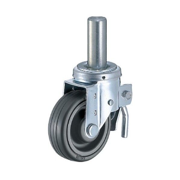 SKシリーズ自在SP付ゴムボールB車125mm 平戸車 615SKCHR125 1個