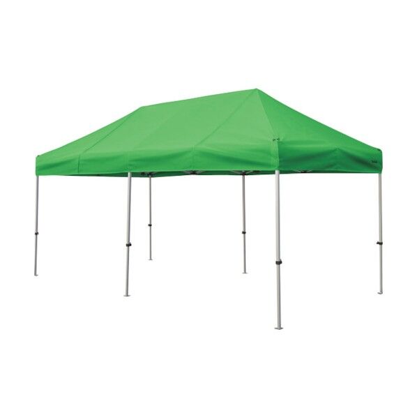 かんたんてんと 2.4m×4.8mオールアルミフレーム 黄緑 KA/5WA-YG 1点