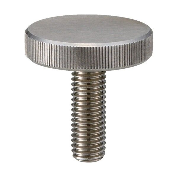 ローレットノブ おねじタイプ・スチール