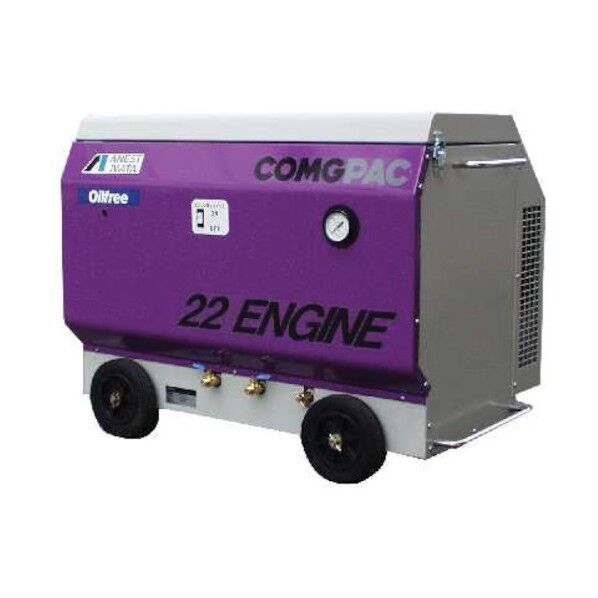 出張作業用エンジンコンプレッサー(オイルフリータイプ)