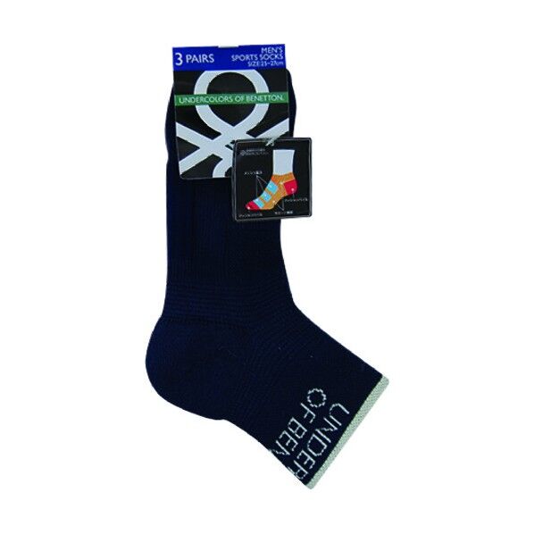 BN A318スポーツソックス クォーター無地 159480 3足