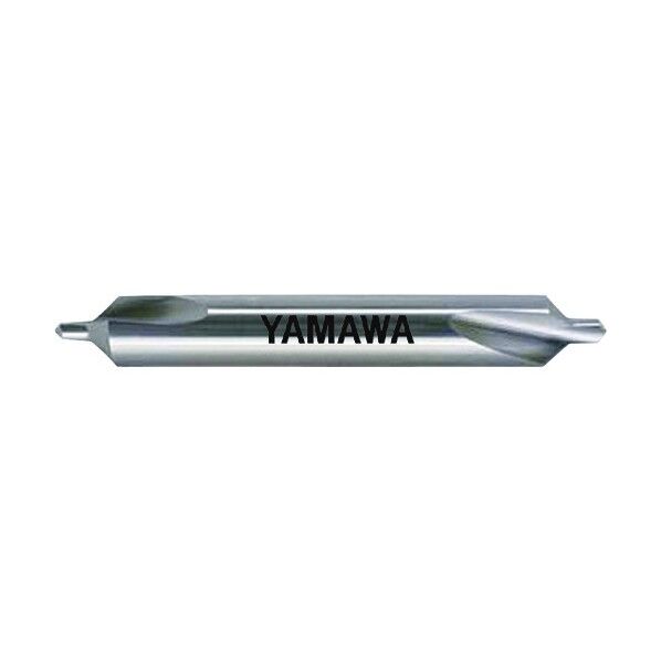 ヤマワ 弱ねじれ溝A形90° 超硬センタ穴ドリル C-CD-Q 1.5X90°X5 C-CD-Q-1.5X90X5 1点