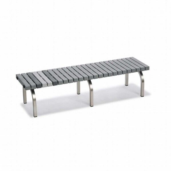 ホームベンチステン灰1500 灰 1503×400×365mm BC-302-315-8 1台