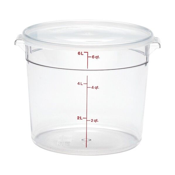 丸型コンテナー/クリアー RFSCW6 1点