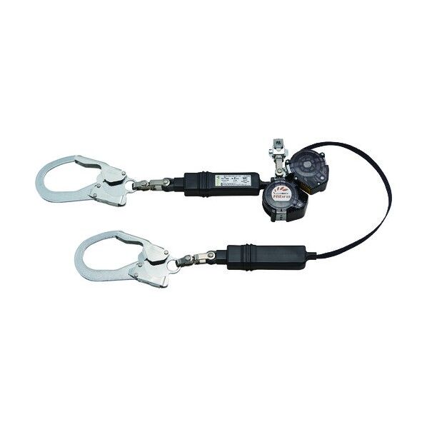 タイタン リブラ ロック装置付巻取器 タイプ1ランヤード ダブル (墜落制止用器具)