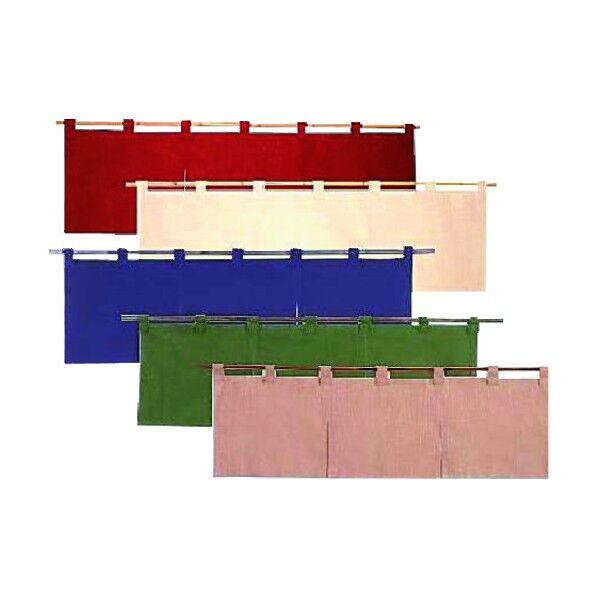 半間のれん 綿麻無地 001-01 生成り YHV0102 1点