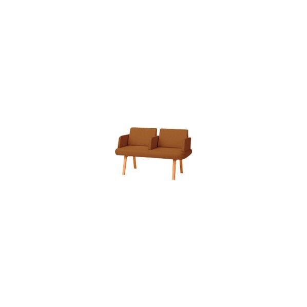 40370)LS-5000 2人掛け 全肘付 LS-5223AN BR 1点