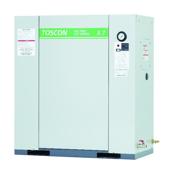 東芝産業機器システム 静音シリーズ オイルフリー コンプレッサ(低圧) FLP86-22T 1...