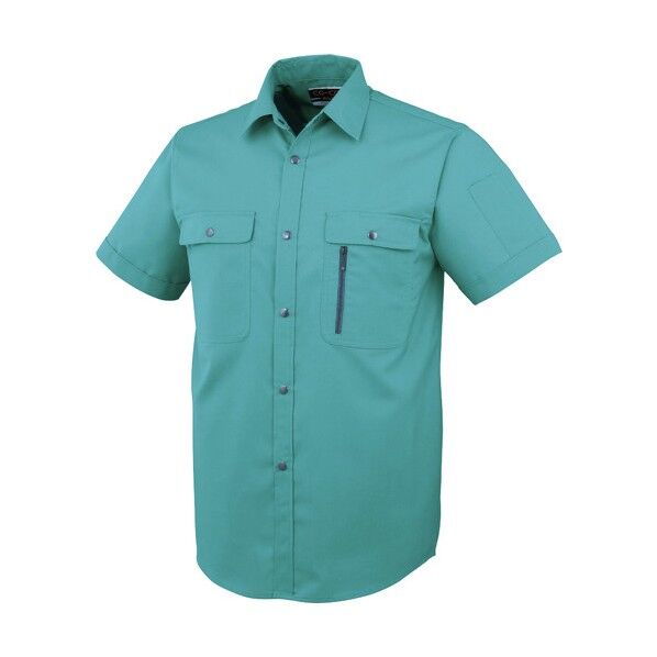 半袖シャツH-197 9グリーン SS H-197-9-SS 1点