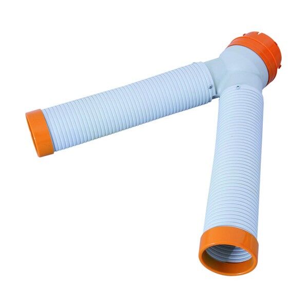 2分岐冷風ダクト Φ90×2 SS-DW-90-500 1点