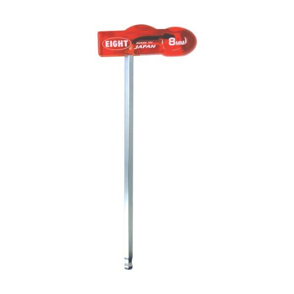 T型六角棒スパナテーパーヘッド分離可能樹脂ハンドル WHH-8TL 1点