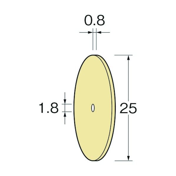 ホイール型砥石 クリストンマトリックスホイール G7186 G7186 1枚